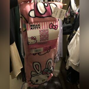 Brand new hello kitty easter blanket 40x 50 inch